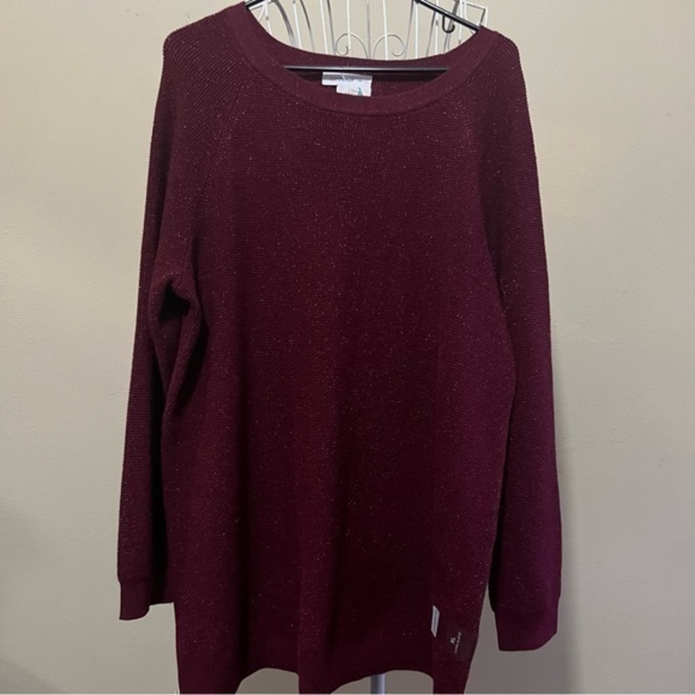 Liz Claiborne Cranberry Tunic, Size XL